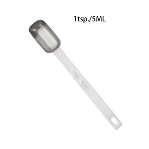 <span class=keywords><strong>Cucharadita</strong></span> de acero inoxidable de mango largo <span class=keywords><strong>1</strong></span>/4/<span class=keywords><strong>1</strong></span>,25 ml /<span class=keywords><strong>1</strong></span>/32 oz/<span class=keywords><strong>1</strong></span>,25 Cc cuchara medidora individual - Product Image 5