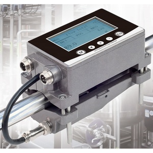 F6/F8 Micro Portable Wafer Type Beer <b>Water</b> Ultrasonic <b>Flow</b> <b>Meter</b> External Stainless Steel Plastic OEM Battery Powered LCD - Product Image 4