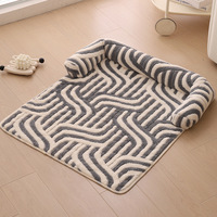 Coussin de canapé pour animaux de compagnie en peluche d'hiver respirant et résistant aux taches, lavable, antidérapant, pour chats et chiens, housse de canapé pour animaux de compagnie