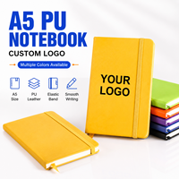 Carnet scolaire A5 en cuir PU personnalisable avec logo, en stock, best-seller 2026, fabricant de carnets