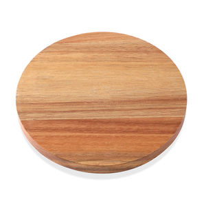 Plato redondo de madera de acacia para servir, plato extraíble para servir queso, plato de madera para servir, plato para carne, pan - Product Image 6