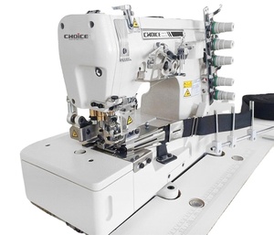 Machine à coudre interlock Golden Choice GC562-02BB/<span class=keywords><strong>TK</strong></span>/DD avec coupe-bande pneumatique, machine à coudre interlock à bande plate - Product Image 1