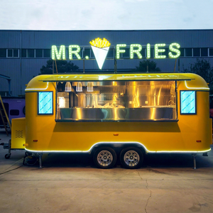 WECARE Mobile Kitchen Deep Fryer Food Trailer Fully Equipped Restaurant Aluminum Flooring Candy WK-500Y - Product Image 1
