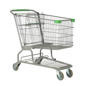 รถเข็นช้อปปิ้ง4ล้อสำหรับซูเปอร์มาร์เก็ตรถเข็นช้อปปิ้ง - Product Image 2