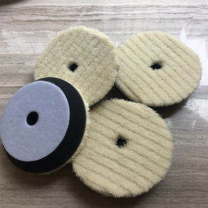 Éponge en <span class=keywords><strong>laine</strong></span> professionnelle pour l'entretien des voitures, tampon <span class=keywords><strong>de</strong></span> polissage humide et sec, OEM double <span class=keywords><strong>action</strong></span> - Product Image 5