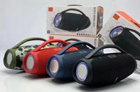 BOX3 Mini Altavoz LED Portátil, Mini Subwoofer Portátil para Exteriores, Sistema de Sonido Inalámbrico, Reproductor de Música con Asa, Altavoz RGB