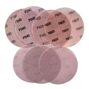 Disques abrasifs en oxyde d'aluminium à mailles de 5 et 6 pouces avec fixation auto-agrippante pour le ponçage du bois, du métal et de la <span class=keywords><strong>peinture</strong></span> - Product Image 1