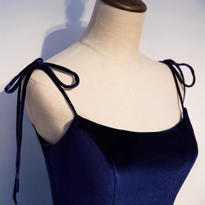 Women's Elegant Evening Gown Navy Blue Long Skirt Starry Sky Design Stage Performance Wear - Product Image 4