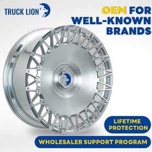 Jantes en alliage forgées sur mesure avec design maillé sur le disque de moyeu, 20, 21, 22 pouces, 5x112, 5x120 pour BMW G20 G30 Audi A6 A7 <span class=keywords><strong>Mercedes</strong></span> - Product Image 1