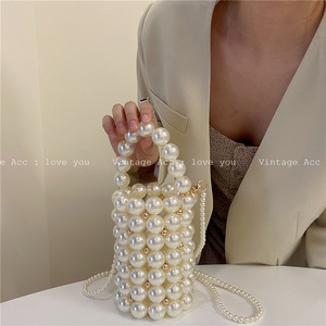 Tas jinjing portabel wanita untuk wanita, tas tote wanita, tas mutiara, tas pesta malam, tas jamuan makan, tas tangan portabel untuk wanita, modis, baru - Product Image 6