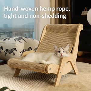 Grand fauteuil pour chat, griffoir pour chat, canapé pour chat, hamac pour animaux de compagnie, tapis à griffes en chanvre, coussin anti-griffures, nid pour chat - Product Image 1