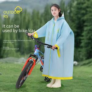 Impermeable Infantil Reutilizable <span class=keywords><strong>de</strong></span> EVA con Cierre <span class=keywords><strong>de</strong></span> Cremallera y Bolsillos, <span class=keywords><strong>Ropa</strong></span> Impermeable <span class=keywords><strong>para</strong></span> Ciclismo y Escuela - Product Image 6