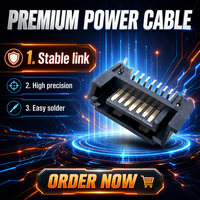Connecteur Soulin SATA 7 broches Triple Wrap SMT universel LCP demi-laiton IP67 PCB 15U pour cartes mères d'ordinateurs