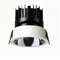 Lampes LED pour hôtels, villas, projecteurs muraux, éclairage anti-éblouissement pour la maison, spots encastrés COB