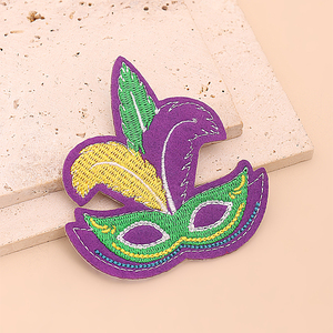 Nueva llegada Halloween <span class=keywords><strong>mago</strong></span> máscara divertida hip-hop moda tendencia tela broche Pin mujeres hombres - Product Image 2