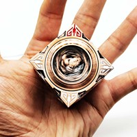 Nouveau design unique : Roue de roulette dragonne 7-en-1 pour dés de D&D, jeu de dés original tout-en-un type revolver roulette pour D&D