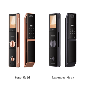 New tuya thông minh 3D mặt nhận dạng vân tay khóa cửa Wifi HD màn hình điện tử hợp kim nhôm Key sao lưu mở khóa hỗ trợ - Product Image 2