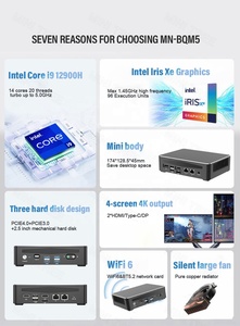 13th Gen Mini PC Gamer <span class=keywords><strong>Intel</strong></span> Core i9 13900H i7 13700H i5 1340P Thunderbolt4 eGPU 2*2,5G LAN Game Desktop Computer AX200 Wifi6 - Product Image 6