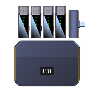 ไมโครโฟนลาวาเลียร์ไร้สายแบบ1-4สำหรับ S68วิดีโอสตรีมมิงแบบสดและไมโครโฟน lavalier Vlog - Product Image 2