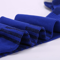Chaussettes d'équitation blanches personnalisées avec logo, en polyamide épais, rembourrées, à compression, pour le football américain, hiver