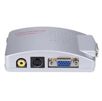 Adaptateur convertisseur de signal VGA vers TV AV RCA NTSC PAL, boîte de commutation vidéo composite pour ordinateur portable PC
