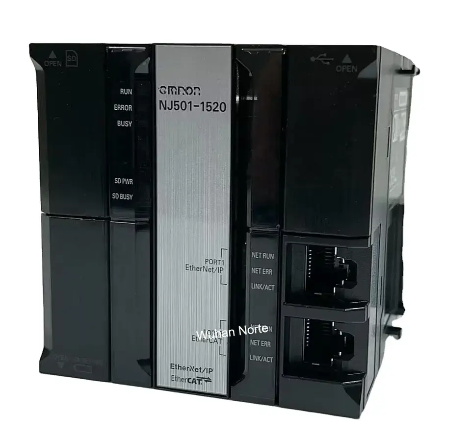 وحدة وحدة المعالجة المركزية من سلسلة NJ NJ501-1520 وحدة تحكم بالمحركات البصرية الجديدة الأصلية طراز PLC