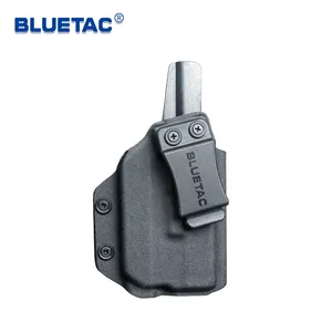 Bluetac सामरिक टॉर्च बंदूक पिस्तौलदान IWB Kydex बंदूक बैग 9mm पिस्तौलदान के साथ प्रकाश असर के अंदर कमरबंद