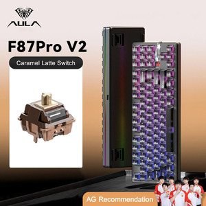 Aula F87 Pro V2 Junta de teclado para juegos de gama alta de próxima generación Teclado mecánico inalámbrico RGB intercambiable en caliente para juegos - Product Image 6