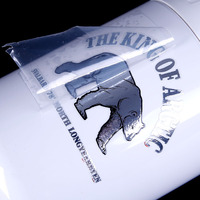 Autocollant de transfert UV DTF 3D personnalisé, étiquette de logo en cristal gaufré, autocollant imperméable auto-adhésif pour emballage sur surface dure