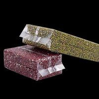 Brique de riz transparente personnalisée sac à gousset latéral en plastique transparent joint arrière sac d'emballage alimentaire sacs d'emballage de stockage sous vide de riz