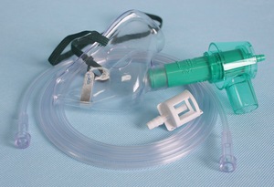 <span class=keywords><strong>Masque</strong></span> Venturi jetable en PVC de qualité médicale avec 2 diluteurs, transparent/vert – Offre Spéciale - Product Image 5