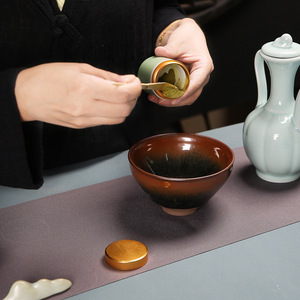 Ensemble cadeau de thé matcha Kingze, portable, tout-en-un, design moderne, style japonais, pour la préparation du matcha - Product Image 2