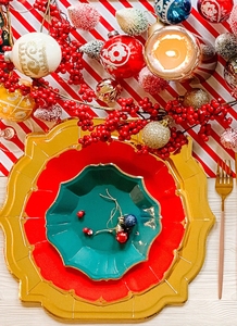 Assiettes en papier pour fête de Noël, fabricant d'assiettes en papier personnalisables pour la fête de Noël, assiettes en papier jetables décoratives - Product Image 6