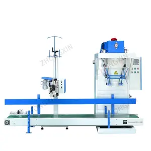 Línea de envasado de harina de trigo, máquina de embalaje de maíz en polvo, Enfriador de maíz, 5kg, 10kg, 10-20kg, 20-50kg