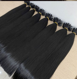 ผมเวียดนามแท้แบบดิบ  แบบไม่ผ่านการแปรรูป  แบบ Super Double Drawn  จัดเรียงเกล็ดผม  แบบ Remy  สำหรับต่อผม - Product Image 1