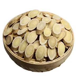 Qingchun High Quality Dried Astragalus Spices Natural Color Herb For Making Soup Sliced Raw Processing Astragalus