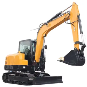 5.5T Crawler Excavator Diesel Mini Digger Micro Excavator With CE EPA