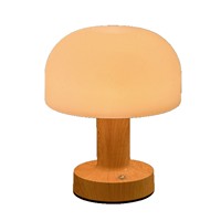 Lampe de table LED rétro en forme de champignon, contrôle tactile USB, 3 niveaux de luminosité réglable, lumière douce, lampe de nuit pour chambre à coucher, salon, café, bar