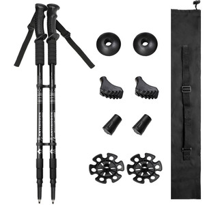 High Quality Aluminum Trekking Pole Folding Elderly <strong>Walking</strong> <strong>Stick</strong> - Product Image 3