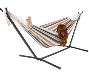 <span class=keywords><strong>Hamaca</strong></span> Colgante Metálica Moderna, Resistente, Plegable y Portátil para Exteriores, Individual/Doble, para Camping y Ocio - Product Image 5