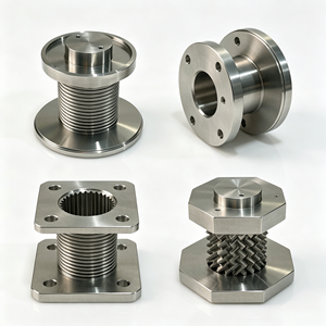 Soufflets sous vide en acier inoxydable sur mesure |   Composant d'extension d'usinage CNC de haute précision pour machines semi-conductrices - Product Image 2