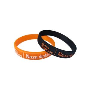 Pulsera personalizada de silicona con su propio logotipo, regalos promocionales - Product Image 1