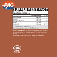 Pg – supplément de santé articulaire, Glucosamine, Calcium, collagène, vitamine D3, comprimés MSM
