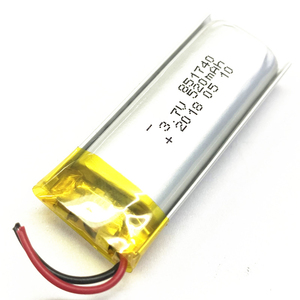 Siêu mỏng Pin 851740 3.7V 520mAh có thể sạc lại Lipo Pouch pin <span class=keywords><strong>Lithium</strong></span> ion cho tai nghe - Product Image 3