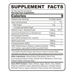 Private Label Veganistische Biotine Collageen Gummies-Haar, Huid En Nagel Multivitamine Ondersteuning - Product Image 3