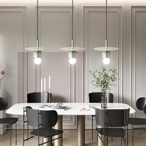 Lámpara Colgante de Mármol Minimalista Nórdica Posmoderna, Arte Creativo Único para Restaurante, Pasillo, Dormitorio, Lateral o Bar - Product Image 1