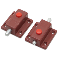 Accessoires de meubles Bouton poussoir pour ouverture automatique Interrupteur en plastique pour porte de placard ou de meuble à ouverture automatique par ressort