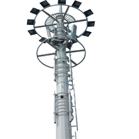Poteau d'éclairage intelligent camouflé de technologie professionnelle pour la détection de signaux télécoms en milieu urbain pour la déployement de la 5G