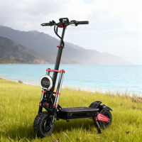 Trottinette électrique tout-terrain Boyueda S5 11 pouces, 60V 38Ah 6000W, double moteur, pliable, autonomie 80-110 km, pour adulte, entrepôt USA