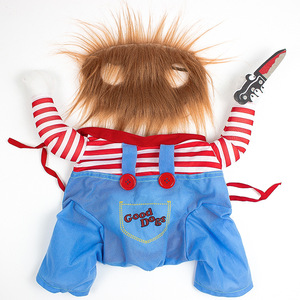 Joymay 2024 gran oferta vaquero jinete perro ropa personalizada Cosplay ropa para mascotas perro <span class=keywords><strong>disfraz</strong></span> de Halloween divertido para perros pequeños medianos grandes - Product Image 4
